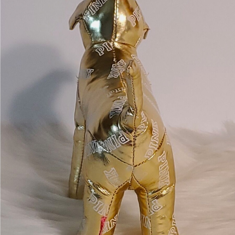 Victoria's Secret Pink Fashion Show 2015 Official Gold Mini Dog Limited Edition - Picture 3 of 5